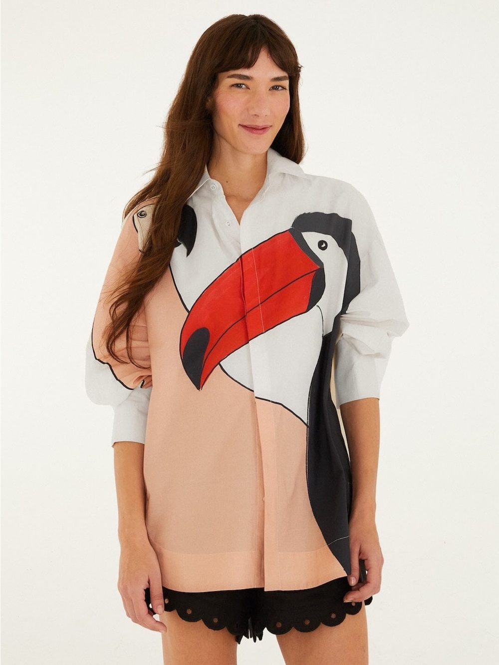 Farm Rio: Graphic Birds Shirt